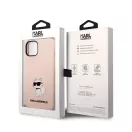 Karl Lagerfeld Liquid Choupette NFT szilikon hátlap tok Apple iPhone 14 Plus, rózsaszín