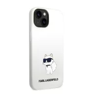   Karl Lagerfeld Liquid Choupette NFT szilikon hátlap tok Apple iPhone 14 Plus, fehér