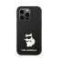 Karl Lagerfeld Liquid Choupette NFT szilikon hátlap tok Apple iPhone 14 Pro Max, fekete