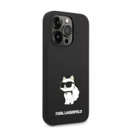   Karl Lagerfeld Liquid Choupette NFT szilikon hátlap tok Apple iPhone 14 Pro Max, fekete