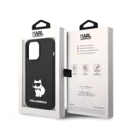   Karl Lagerfeld Liquid Choupette NFT szilikon hátlap tok Apple iPhone 14 Pro Max, fekete