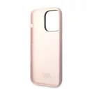 Karl Lagerfeld Liquid Choupette NFT szilikon hátlap tok Apple iPhone 14 Pro Max, rózsaszín