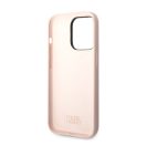 Karl Lagerfeld Liquid Ikonik NFT szilikon hátlap tok Apple iPhone 14 Pro, rózsaszín