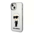 Karl Lagerfeld IML Ikonik NFT hátlap tok Apple iPhone 14 Plus, átlátszó