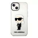 Karl Lagerfeld IML Ikonik NFT hátlap tok Apple iPhone 14 Plus, átlátszó