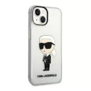 Karl Lagerfeld IML Ikonik NFT hátlap tok Apple iPhone 14 Plus, átlátszó