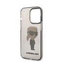 Karl Lagerfeld IML Ikonik NFT hátlap tok Apple iPhone 14 Pro, fekete