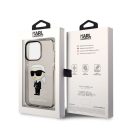 Karl Lagerfeld IML Ikonik NFT hátlap tok Apple iPhone 14 Pro, fekete