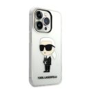 Karl Lagerfeld IML Ikonik NFT hátlap tok Apple iPhone 14 Pro, átlátszó