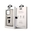 Karl Lagerfeld IML Ikonik NFT hátlap tok Apple iPhone 14 Pro Max, fekete