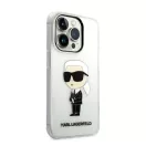 Karl Lagerfeld IML Ikonik NFT hátlap tok Apple iPhone 14 Pro Max, átlátszó