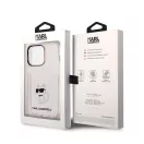 Karl Lagerfeld IML Choupette NFT hátlap tok Apple iPhone 14 Pro Max, rózsaszín