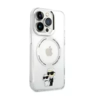   Karl Lagerfeld and Choupette MagSafe NFT hátlap tok Apple iPhone 14 Pro, átlátszó