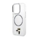 Karl Lagerfeld and Choupette MagSafe NFT hátlap tok Apple iPhone 14 Pro, átlátszó