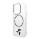 Karl Lagerfeld and Choupette MagSafe NFT hátlap tok Apple iPhone 14 Pro Max, átlátszó