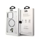 Karl Lagerfeld and Choupette MagSafe NFT hátlap tok Apple iPhone 14 Pro Max, átlátszó