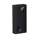 Baseus Adaman2 Power bank / külső akkumulátor, 10000mAh, 2xUSB, USB-C, 30W fekete