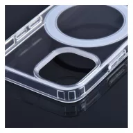 Magsafe szilikon tok Apple iPhone 14, átlátszó