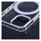 Magsafe szilikon tok Apple iPhone 14 Plus, átlátszó