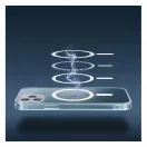 Magsafe szilikon tok Apple iPhone 14 Plus, átlátszó