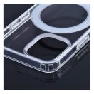 Magsafe szilikon tok Apple iPhone 14 Pro, átlátszó