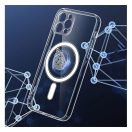 Magsafe szilikon tok Apple iPhone 14 Pro, átlátszó