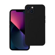 Magsafe szilikon tok Apple iPhone 13, fekete