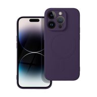 Magsafe szilikon tok Apple iPhone 14 Pro, sötét lila