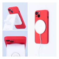 Magsafe szilikon tok Apple iPhone 14 Pro, piros
