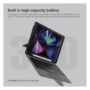 Nillkin Bumper Combo Apple iPad 10.2" billentyűzetes flip tok, fekete