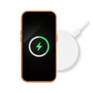 Magsafe műbőr tok Apple iPhone 14 Plus, narancssárga
