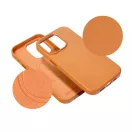 Magsafe műbőr tok Apple iPhone 14 Plus, narancssárga