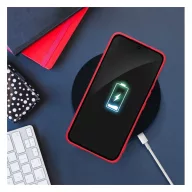   Forcell Silicone Samsung Galaxy S23 Ultra szilikon tok, barack