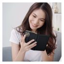 Magnet Samsung Galaxy S23 Plus mágneses flip tok, fekete