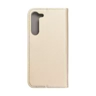 Magnet Samsung Galaxy S23 Plus mágneses flip tok, arany