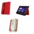 ORBI bőrtok, univerzális, Acer / Modecom / Overmax, 10 coll, tablet mappa tok, piros