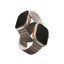 Uniq Revix mágneses szilikon szíj Apple Watch 42/44/45/49mm, szürke/fehér