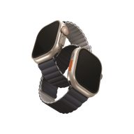   Uniq Revix mágneses szilikon szíj Apple Watch 42/44/45/49mm, kék/szürke