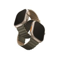   Uniq Revix mágneses szilikon szíj Apple Watch 42/44/45/49mm, kék/barna