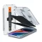 Spigen Glas.tR SLIM EZ Fit Apple iPhone 17E / 16E / 14 / 13 / 13 ProPrivacy tempered kijelzővédő fólia felhelyező kerettel (2db)