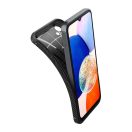 Spigen Rugged Armor Samsung Galaxy A14 5G tok, Matte Black, fekete