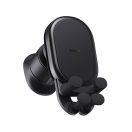 Baseus Stable Wireless autós tartó, szellőzőrácsba, wireless töltő 15W, fekete