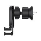 Baseus Stable Wireless autós tartó, szellőzőrácsba, wireless töltő 15W, fekete