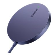 Baseus Simple MagSafe vezeték nélküli töltő, 15W, lila