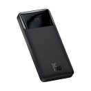 Baseus Bipow Power bank / külső akkumulátor, 10000mAh, 2xUSB-A, USB-C, 15W, fekete