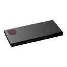 Baseus Adam Metal Power bank / külső akkumulátor, 10000mAh, 2xUSB, USB-C, 22,5W, fekete