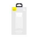 Baseus Bipow Power bank / külső akkumulátor, 10000mAh, 2xUSB, 1xUSB-C, 20W, fehér