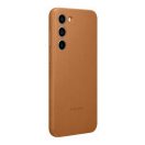 Samsung Galaxy S23+ Leather Cover, gyári bőr tok, barna, EF-VS916LA