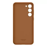   Samsung Galaxy S23+ Leather Cover, gyári bőr tok, barna, EF-VS916LA
