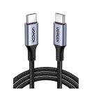 Ugreen US316 USB-C / USB-C gyorstöltő- és adatkábel, 100W, 1.5m, fekete